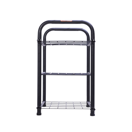 Rak sepatu serbaguna dengan finishing powder coating – Kantorku