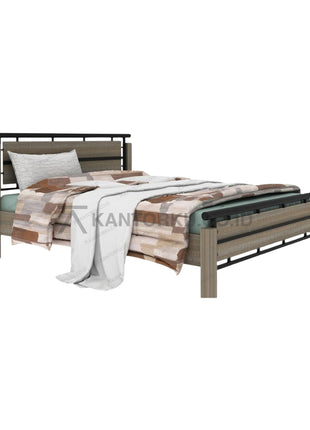 Tempat tidur EXPO DB-3122 dengan sandaran besi hitam bergaya modern – Kantorku.co.id