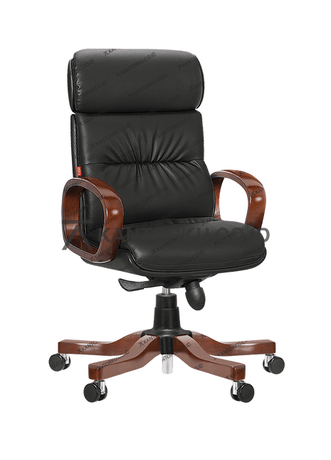 Ichiko Raoul I W HDT kursi kerja premium oscar dengan armrest kayu — kantorku.co.id