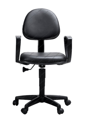 Kursi Staf Savello ergonomis dengan fitur gaslift, synchro mechanism, dan kaki nylon kokoh untuk kenyamanan serta efisiensi kerja di Kantorku.