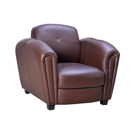 sofa hitam jakarta bahan synthetic leather premium Tersedia di Kantorku