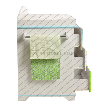 Baby Tafel Kayu Blockteak Kokoh dengan Rak Serbaguna – Kantorku.co.id