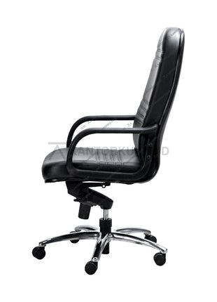 Savello Royal HCA kursi direktur klasik dengan sandaran ergonomis dan kontrol kemiringan heavy duty untuk kenyamanan kerja di Kantorku.