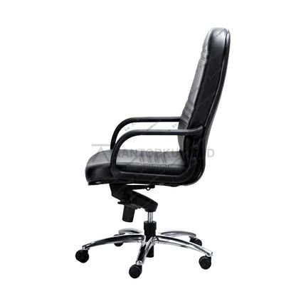 Savello Royal HCA kursi direktur klasik dengan sandaran ergonomis dan kontrol kemiringan heavy duty untuk kenyamanan kerja di Kantorku.