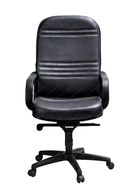 Kursi Kantor Savello Royal HC dengan desain klasik dan sandaran tinggi ergonomis, menghadirkan kenyamanan dan profesionalitas di Kantorku.
