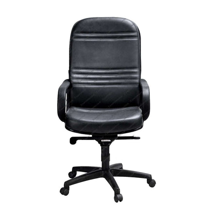 Kursi Kantor Savello Royal HKC dengan desain klasik dan sandaran tinggi ergonomis, menghadirkan kenyamanan dan profesionalitas di Kantorku.