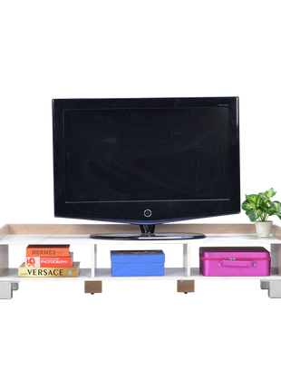 Rak TV Lunar RTV 120 Warna natural untuk interior hangat
