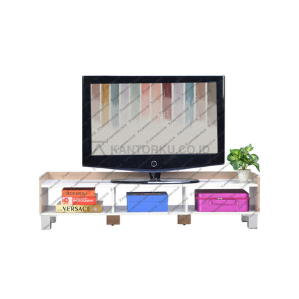 Rak TV Lunar RTV 120 warna sonoma oak minimalis modern – KANTORKU
