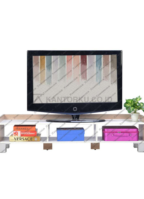 Rak TV Lunar RTV 120 warna sonoma oak minimalis modern – KANTORKU