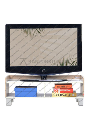 Lunar RTV 80 rak TV sederhana elegan warna oak – KANTORKUDOTCODOTID
