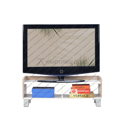 Lunar RTV 80 rak TV sederhana elegan warna oak – KANTORKUDOTCODOTID