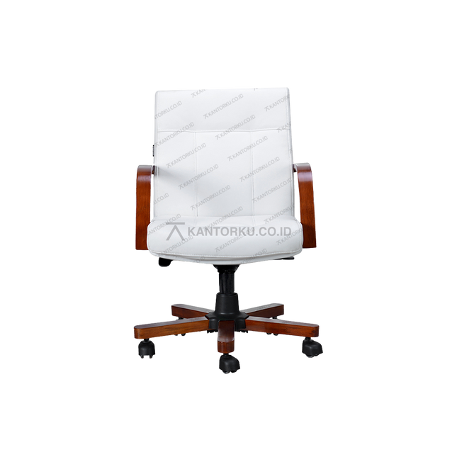 Kursi manajer Savello Ruby LC elegan dari kayu mahoni – Kantorku
