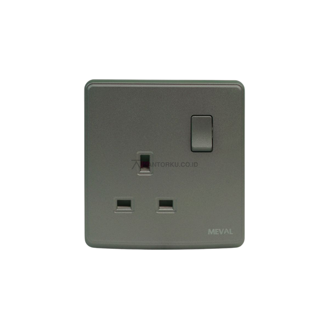 Saklar MEVAL NYX SK3 YAC Abu-Abu Minimalis Modern