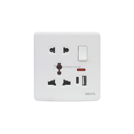 Stop Kontak MEVAL NYX SO4 WUA Universal USB
