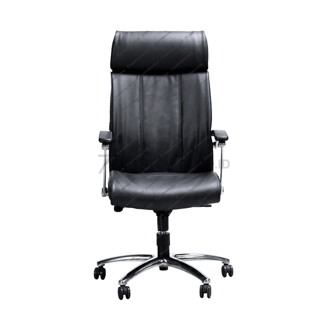 Kursi Kantor Savello Salvo HKCA Leather dengan desain klasik mewah dan bahan kulit asli premium untuk ruang kerja profesional di Kantorku.