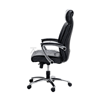Savello Salvo HKCA Leather kursi kantor premium dengan sistem hidrolik pengatur tinggi dan bahan kulit mewah di Kantorku.