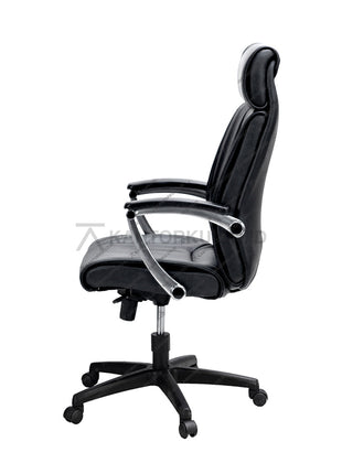 Savello Salvo HKC Leather kursi kantor premium dengan sistem hidrolik pengatur tinggi dan lapisan kulit asli di Kantorku.