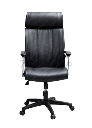 Kursi Direktur Savello dengan sandaran lengan Polyurethane dan gaslift ergonomis untuk kenyamanan kerja eksekutif di Kantorku.