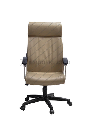 Savello kursi direktur ergonomis dengan sandaran lengan polyurethane dan fitur gaslift presisi untuk pemimpin profesional di Kantorku