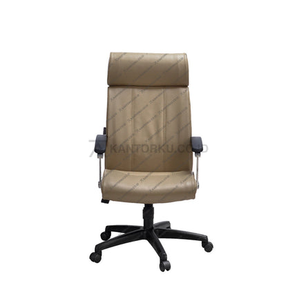 Savello kursi direktur ergonomis dengan sandaran lengan polyurethane dan fitur gaslift presisi untuk pemimpin profesional di Kantorku