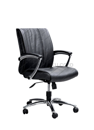 Kursi kantor Savello Manager premium dengan tampilan profesional dan pengaturan tinggi fleksibel di kantorku.co.id.