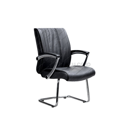 Kursi ruang rapat Savello dengan kaki logam kuat dan sandaran ergonomis untuk kenyamanan diskusi di Kantorku.