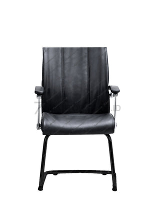 Kursi Hadap Savello dengan kaki cantilever modern dan sandaran tangan ergonomis untuk ruang rapat elegan di Kantorku.