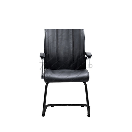 Kursi Hadap Savello dengan kaki cantilever modern dan sandaran tangan ergonomis untuk ruang rapat elegan di Kantorku.