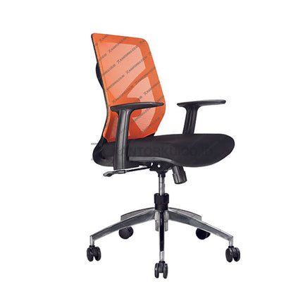 Kursi Kantor Ergonomis - Kursi Kerja desain Minimalis - Ecos - Kursi Staff - Kursi Karyawan - kursi dengan roda, sandaran lengan, dan tuas hidrolik