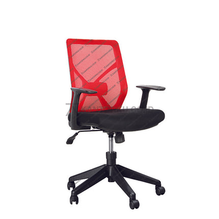 Kursi Kantor Ergonomis - Kursi Kerja desain Minimalis - Ecos - Kursi Staff - Kursi Karyawan - kursi dengan roda, sandaran lengan, dan tuas hidrolik
