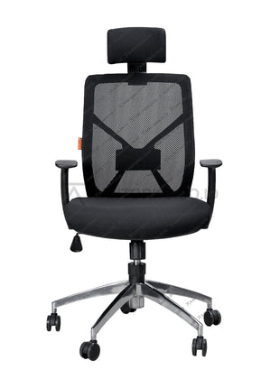 Kursi Kantor Ergonomis - Kursi Kerja desain Minimalis - Ecos - Kursi Staff - Kursi Karyawan - kursi dengan roda, sandaran lengan, dan tuas hidrolik