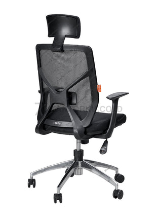 Kursi Kantor Ergonomis - Kursi Kerja desain Minimalis - Ecos - Kursi Staff - Kursi Karyawan - kursi dengan roda, sandaran lengan, dan tuas hidrolik