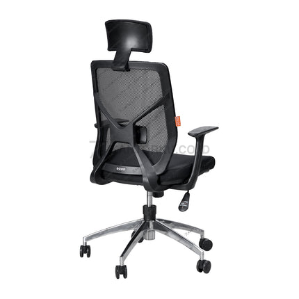 Kursi Kantor Ergonomis - Kursi Kerja desain Minimalis - Ecos - Kursi Staff - Kursi Karyawan - kursi dengan roda, sandaran lengan, dan tuas hidrolik