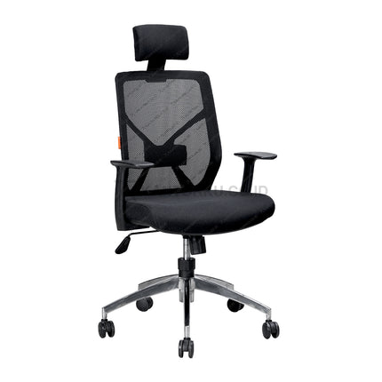 Kursi Kantor Ergonomis - Kursi Kerja desain Minimalis - Ecos - Kursi Staff - Kursi Karyawan - kursi dengan roda, sandaran lengan, dan tuas hidrolik