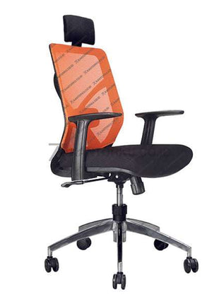 Kursi kerja ergonomis dengan sandaran jaring - desain Minimalis