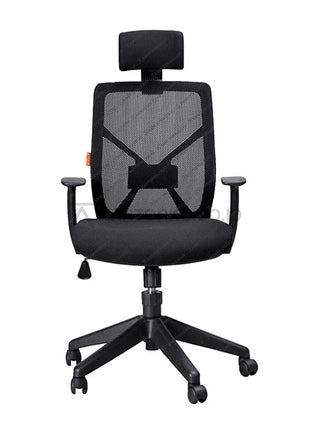 Kursi Kantor Ergonomis - Kursi Kerja desain Minimalis - Ecos - Kursi Staff - Kursi Karyawan - kursi dengan roda, sandaran lengan, dan tuas hidrolik