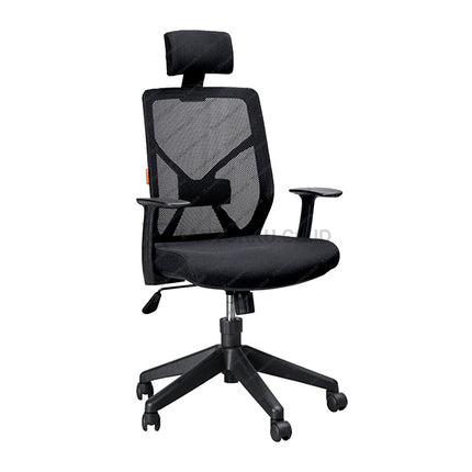 Kursi Kantor Ergonomis - Kursi Kerja desain Minimalis - Ecos - Kursi Staff - Kursi Karyawan - kursi dengan roda, sandaran lengan, dan tuas hidrolik