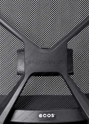 Kursi Kantor Ergonomis - Kursi Kerja desain Minimalis - Ecos - Kursi Staff - Kursi Karyawan - kursi dengan roda, sandaran lengan, dan tuas hidrolik