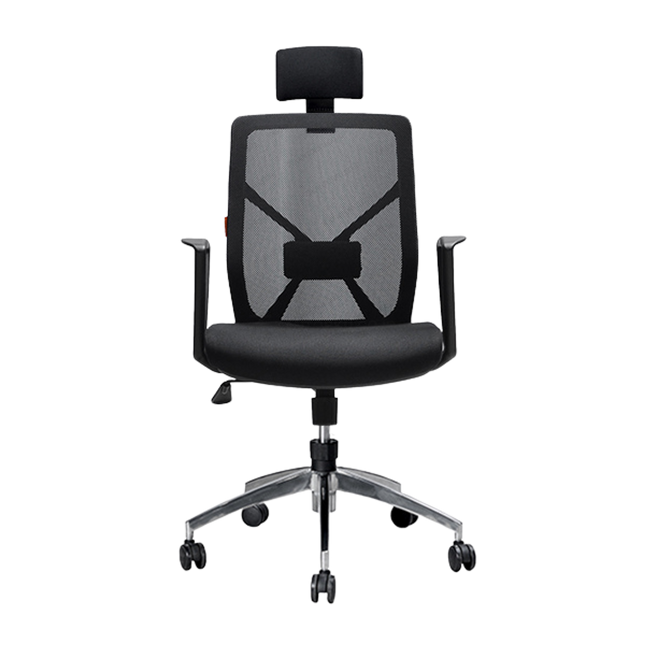 kursi kantor mesh Ecos SBM 9901 HA dengan headrest ergonomis modern Tersedia di Kantorku — Furniture Jakarta