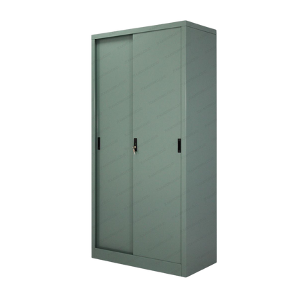 Lemari Arsip Alba Metal SD 203 Dua pintu geser praktis untuk akses dokumen mudah