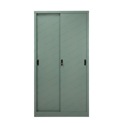 Lemari Arsip Alba Metal SD 203 Dua pintu sliding hemat ruang untuk kantor modern