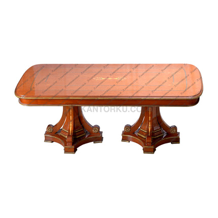 Meja Makan Kayu Selina Megah Desain Klasik Elegan – Kantorku