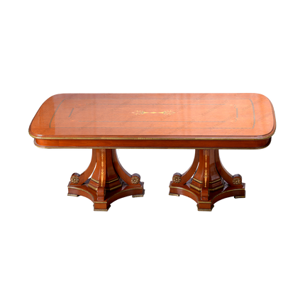 Meja Makan Kayu Selina Megah Desain Klasik Elegan – Kantorku