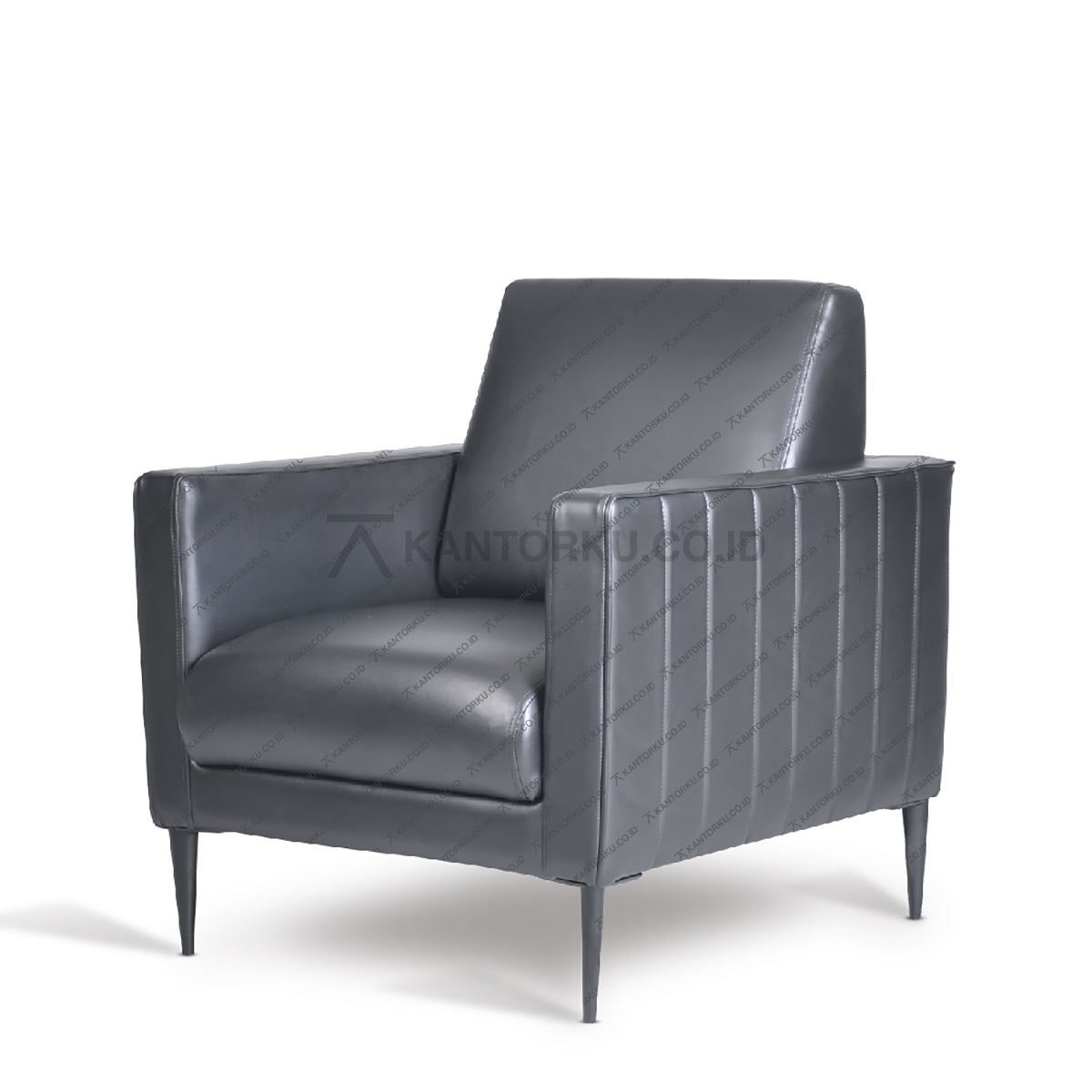 Sofa 1 seater HighPoint Boston SF04011 kulit sintetis modern minimalis kantorku