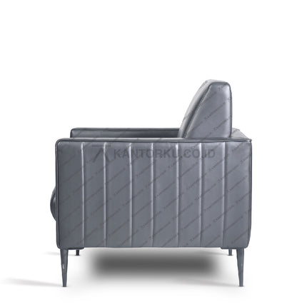 Sofa HighPoint Boston SF04011 dengan kaki logam ramping kokoh kantorku.co.id