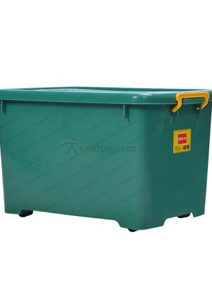 Box Container Sinplas 95 Liter plastik berkualitas dengan roda – Kantorku