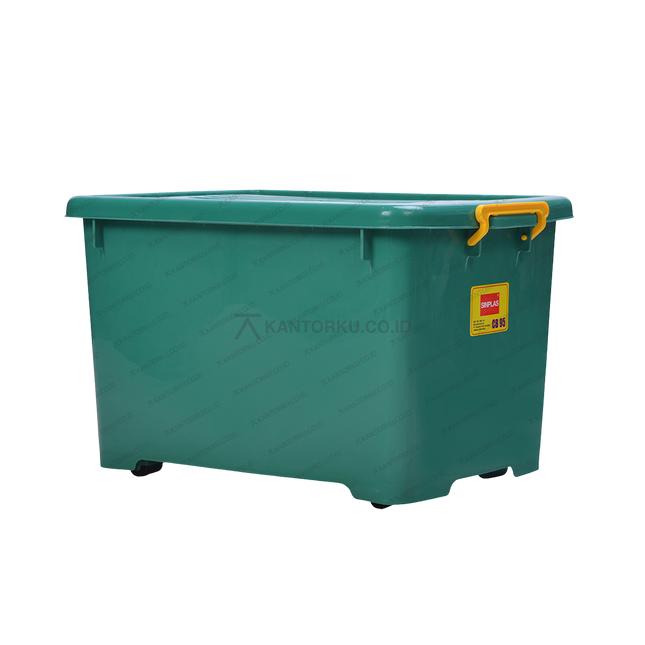 Box Container Sinplas 95 Liter plastik berkualitas dengan roda – Kantorku