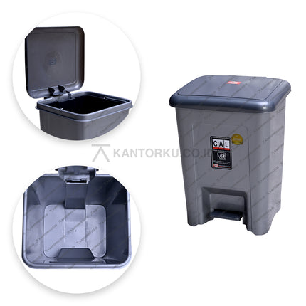 Tempat sampah Shinpo 710 dengan pedal pijakan kaki desain modern dan handle praktis – Kantorku