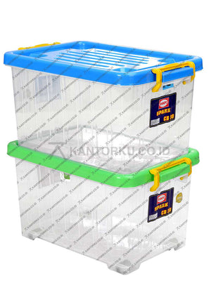 Shinpo Spark SIP 110 GS CB 30 container box plastik berkualitas tinggi untuk penyimpanan – Kantorku.co.id