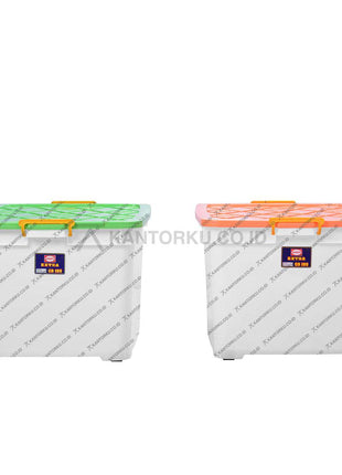 Box container besar Shinpo SIP 190 CB 190 kapasitas 190 liter dengan roda dan handle kuat – Kantorku